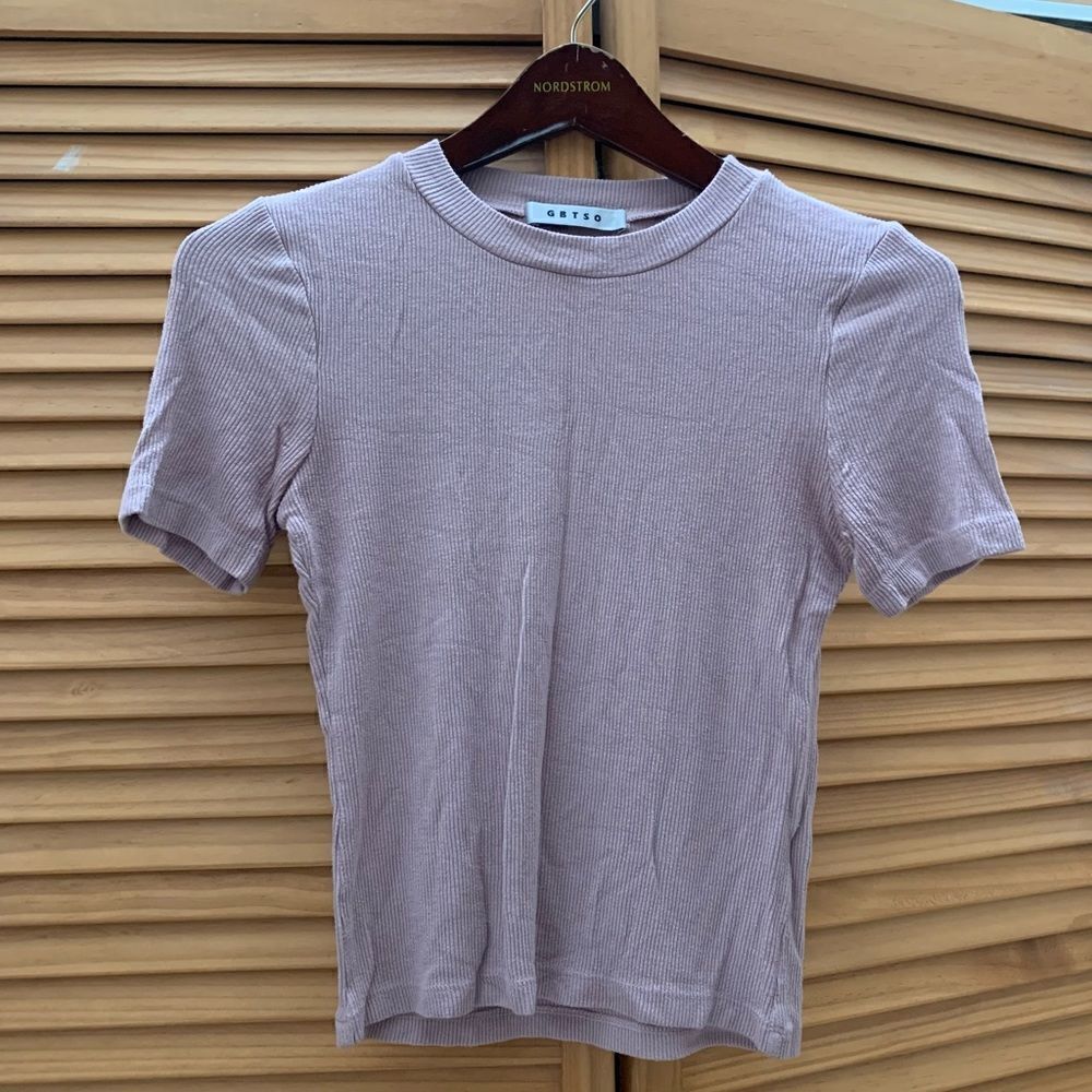 GBTSO Ribbed short sleeve size small